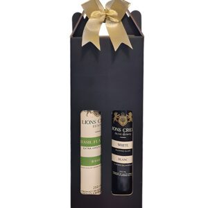 Black Olive Oil Gift Box (Only) with Gold Bow