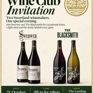 By The Waters Wine Club: An Evening with Swerwer & The Blacksmith